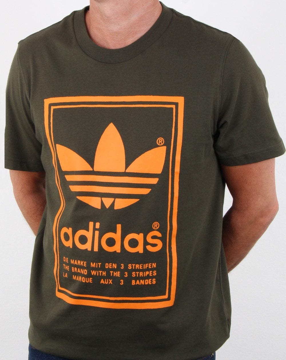 Adidas Originals Vintage T Shirt Night Cargo