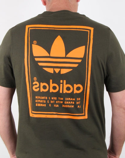 Adidas Originals Vintage T Shirt Night Cargo
