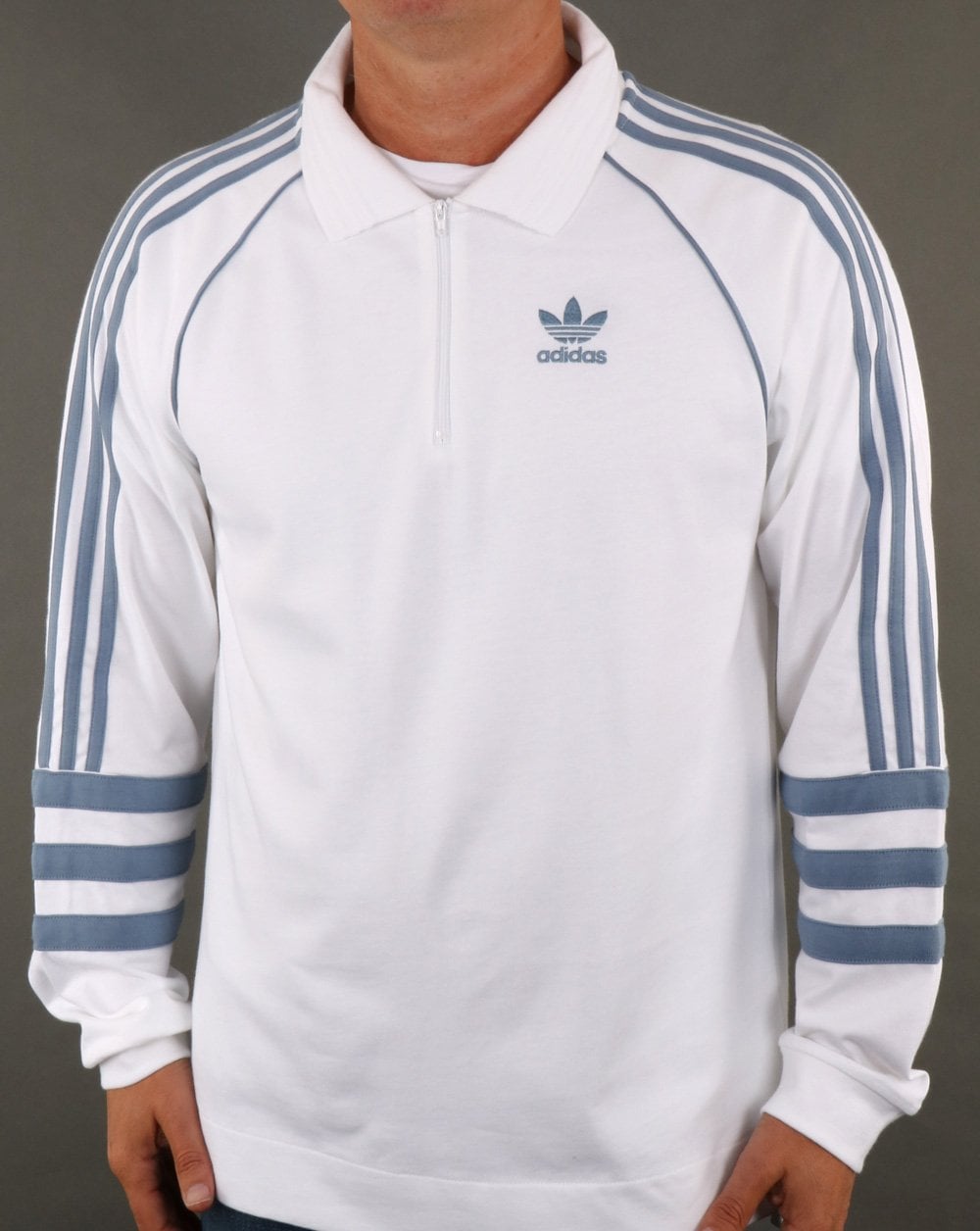 Adidas Originals Authentics Rugby Top White/dark Violet