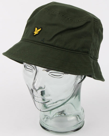 Lyle And Scott Bucket Hat Leaf Green