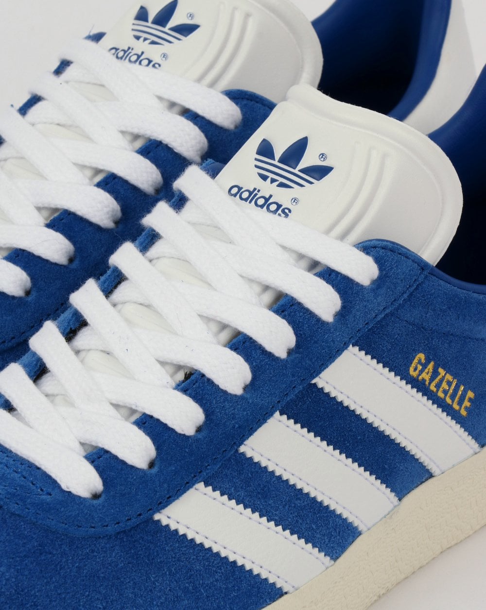 Adidas Gazelle Trainers Royal/White Vintage