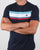 Pretty Green Contrast Panel T-shirt Navy