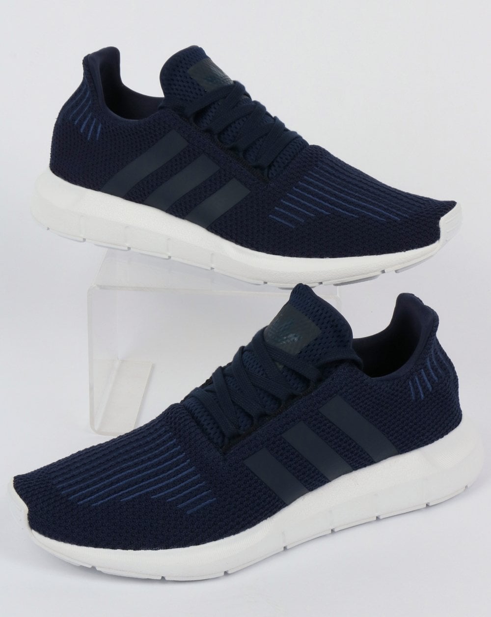 Adidas Swift Run Trainers Navy/White
