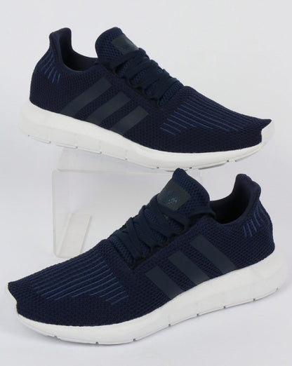 Adidas Swift Run Trainers Navy/White