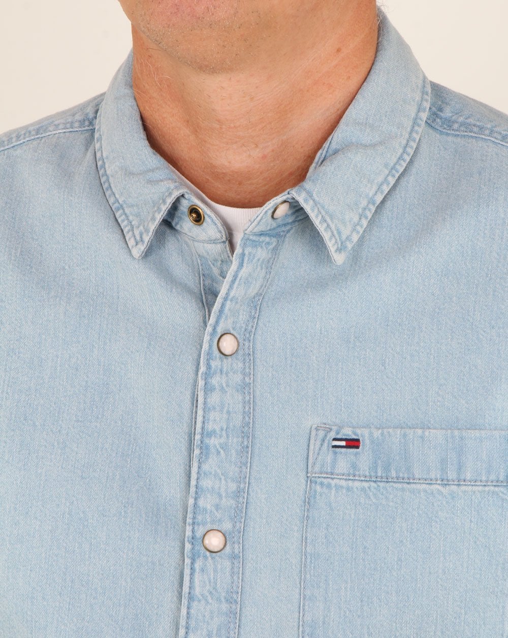 Tommy Hilfiger Classic Denim Shirt Blue
