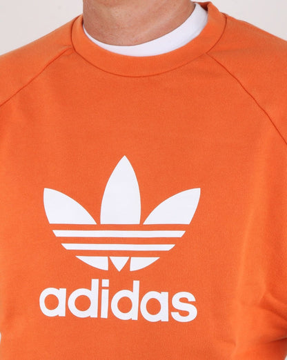 Adidas Originals Trefoil Crew Sweat Craft Orange