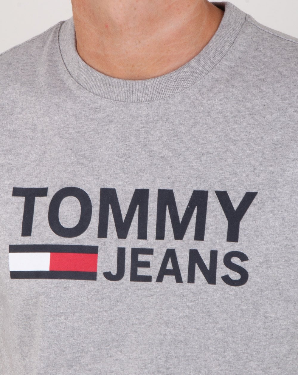 Tommy Hilfiger Classic Logo T-shirt Grey Heather