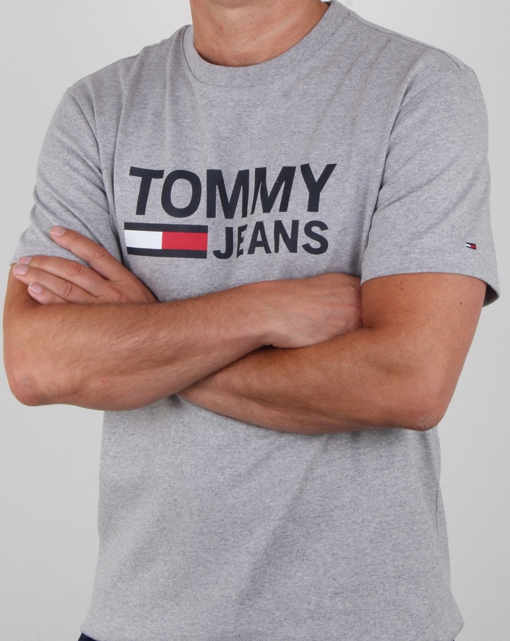 Tommy Hilfiger Classic Logo T-shirt Grey Heather