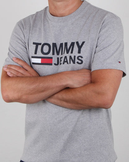 Tommy Hilfiger Classic Logo T-shirt Grey Heather