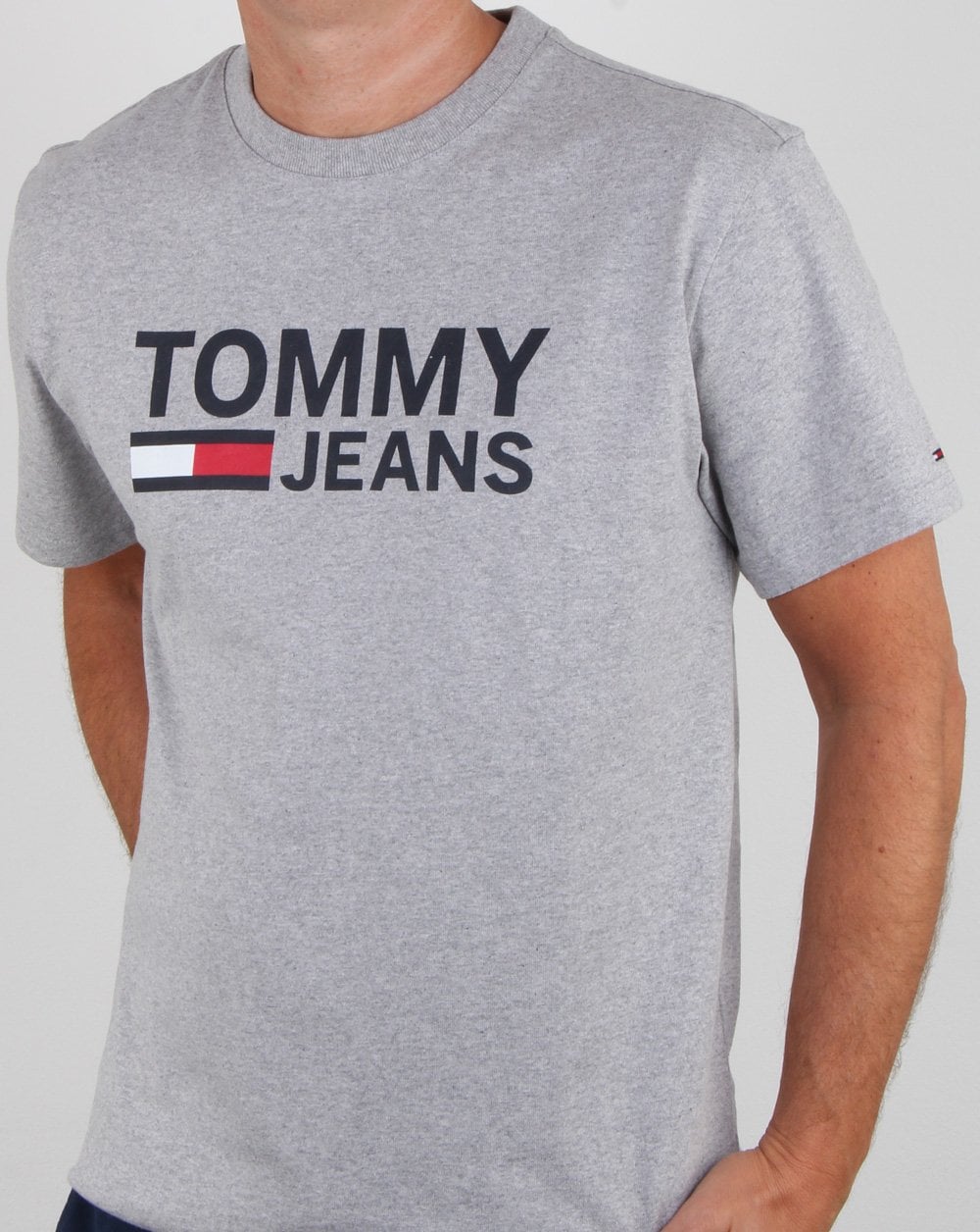 Tommy Hilfiger Classic Logo T-shirt Grey Heather