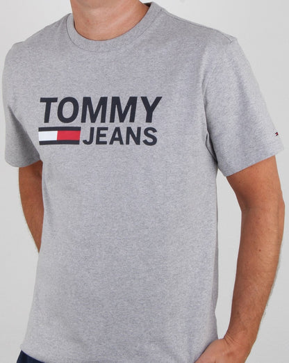 Tommy Hilfiger Classic Logo T-shirt Grey Heather