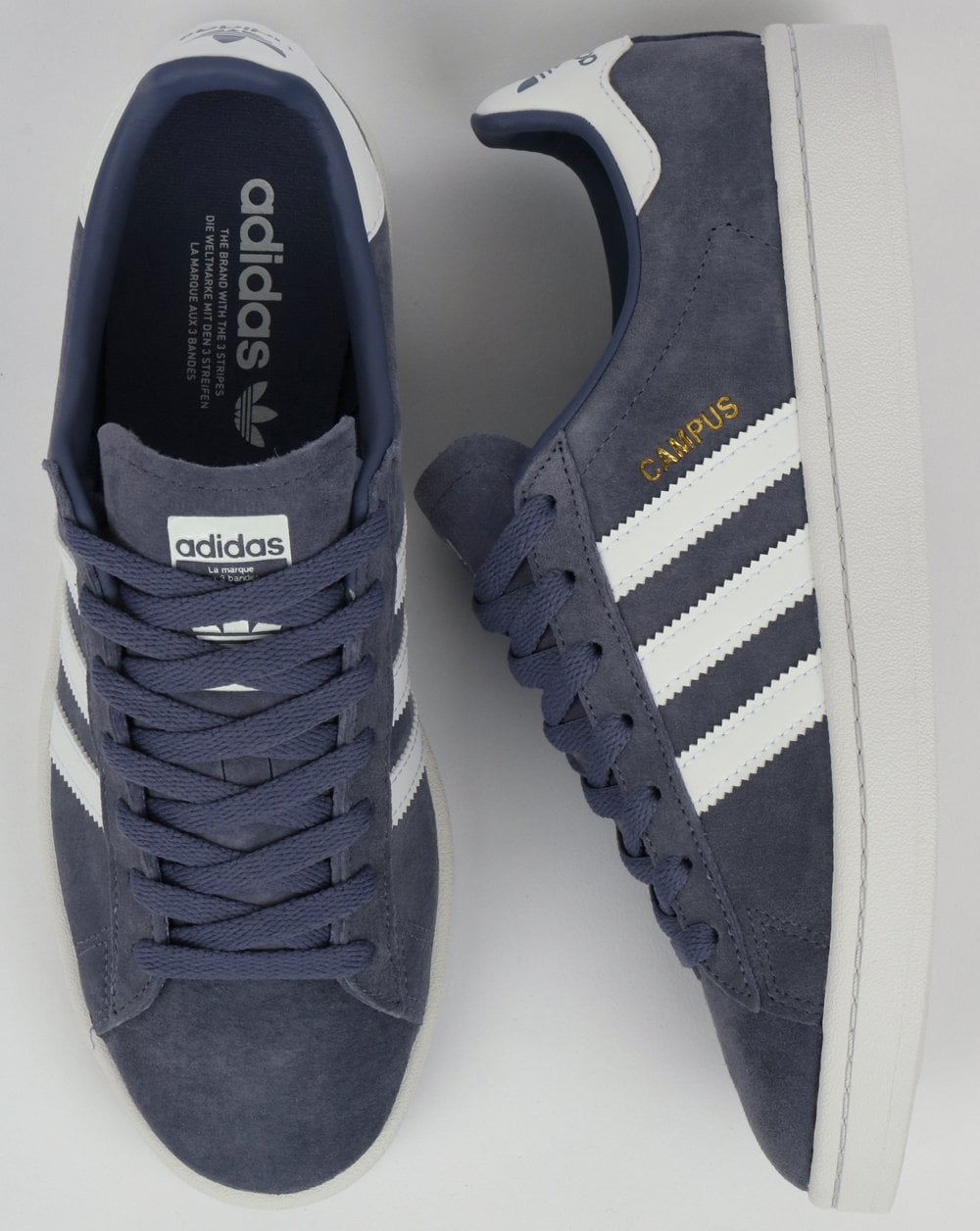 Adidas Campus Trainers Raw Indigo/White