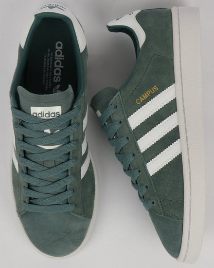 Adidas Campus Trainers Raw Green/White