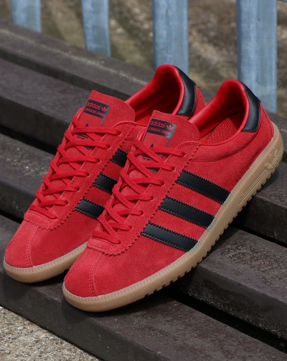 Adidas Bermuda Trainers Red/Black/Gum