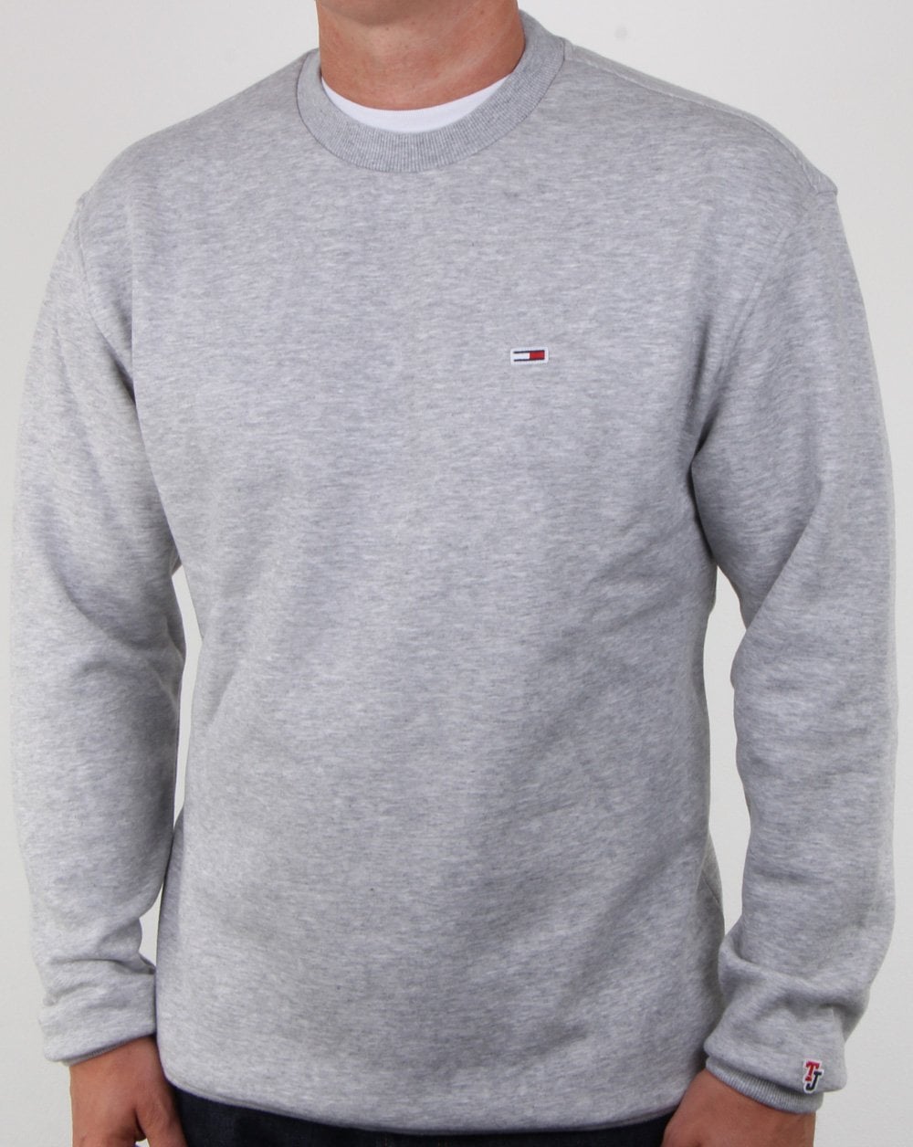Tommy Hilfiger Classic Crew Neck Sweatshirt Grey Heather