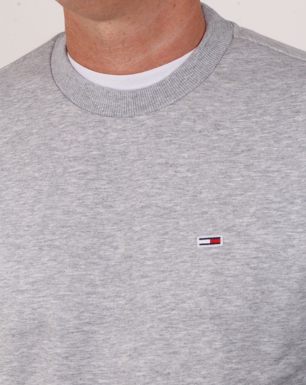 Tommy Hilfiger Classic Crew Neck Sweatshirt Grey Heather