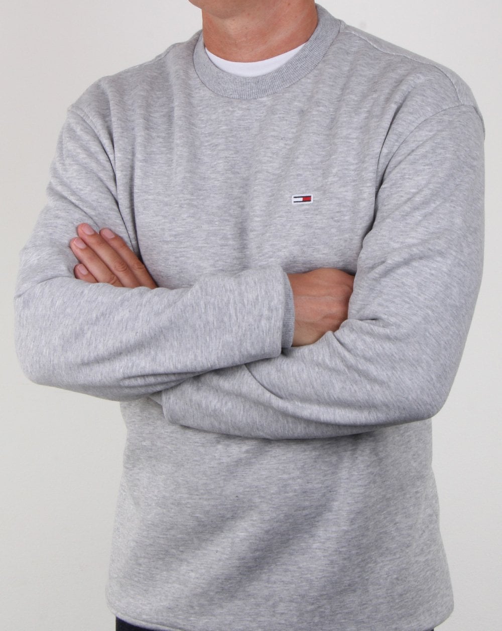 Tommy Hilfiger Classic Crew Neck Sweatshirt Grey Heather