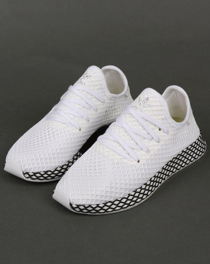 Adidas Deerupt Runner Trainers White/White/Black
