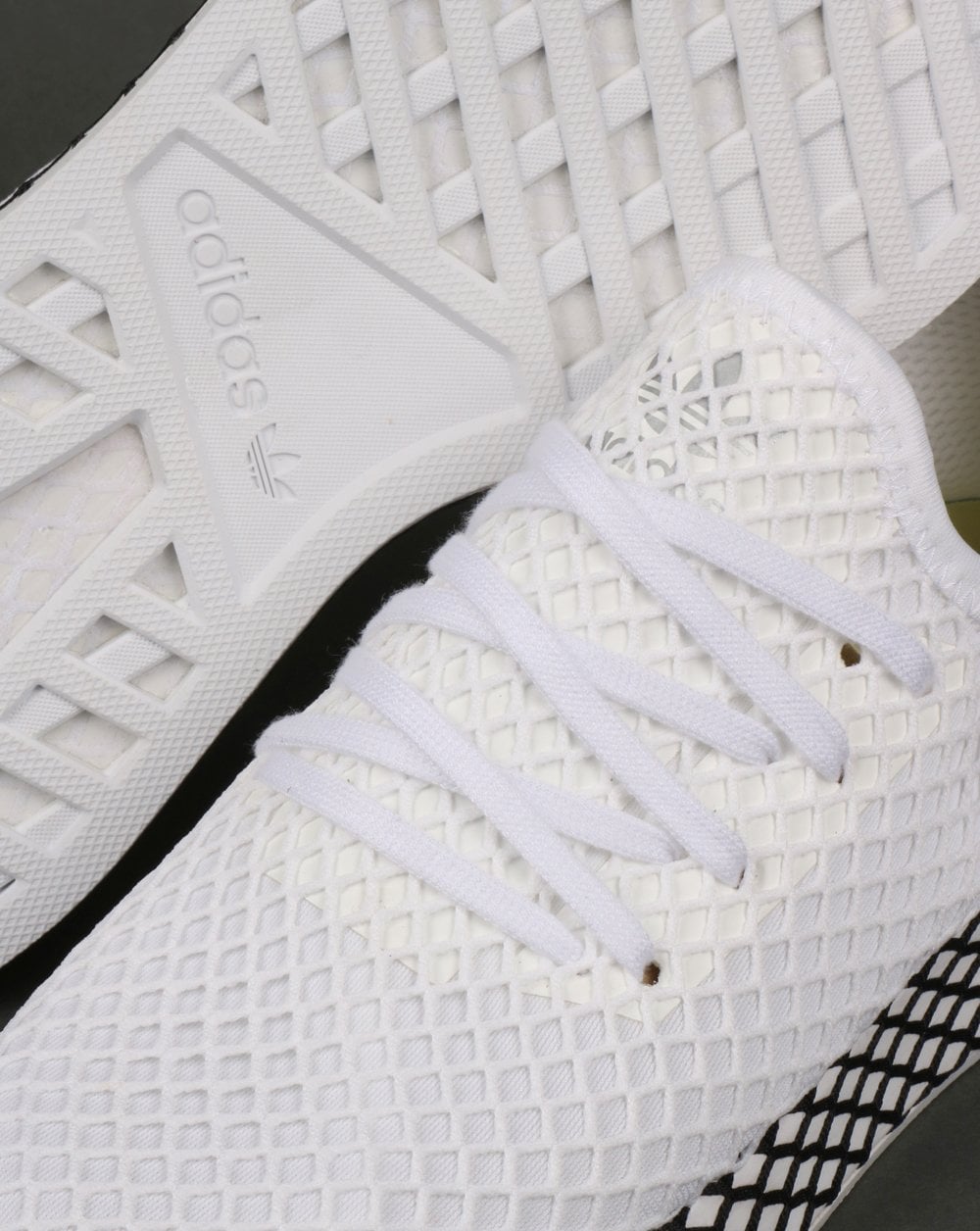 Adidas Deerupt Runner Trainers White/White/Black
