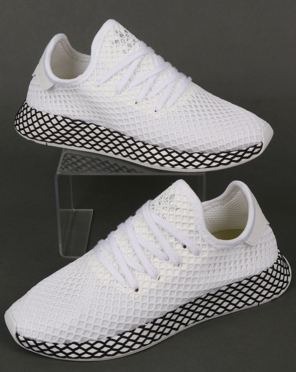 Adidas Deerupt Runner Trainers White/White/Black
