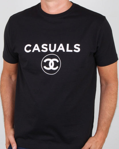 80s Casual Classics Fashion Casual T Shirt Black