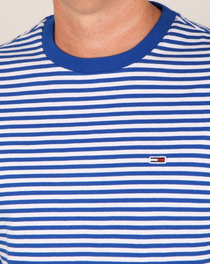 Tommy Hilfiger Stripe Tee Royal Blue