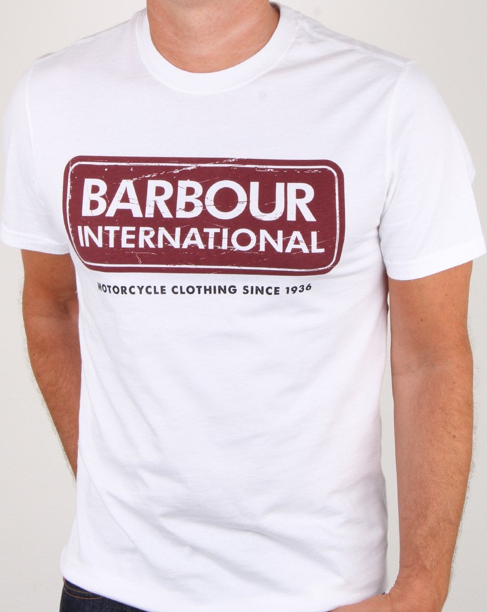 Barbour Logo T-shirt White