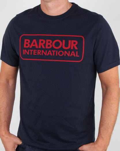 Barbour Essential Logo T-shirt New Navy