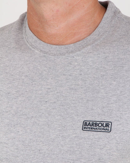 Barbour International Small Logo T-shirt Grey Marl