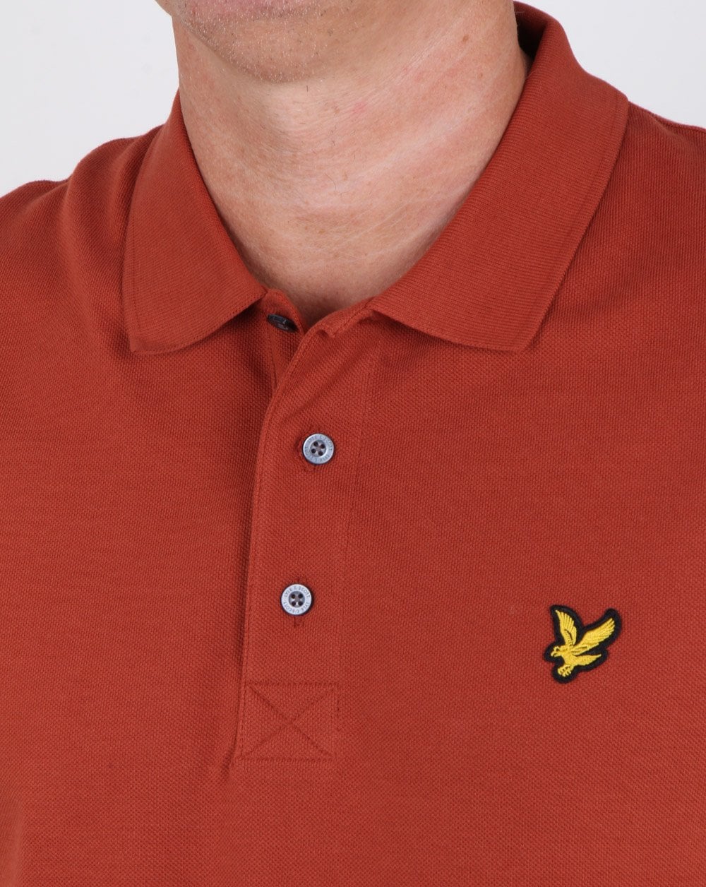 Lyle And Scott Polo Shirt Brown Spice