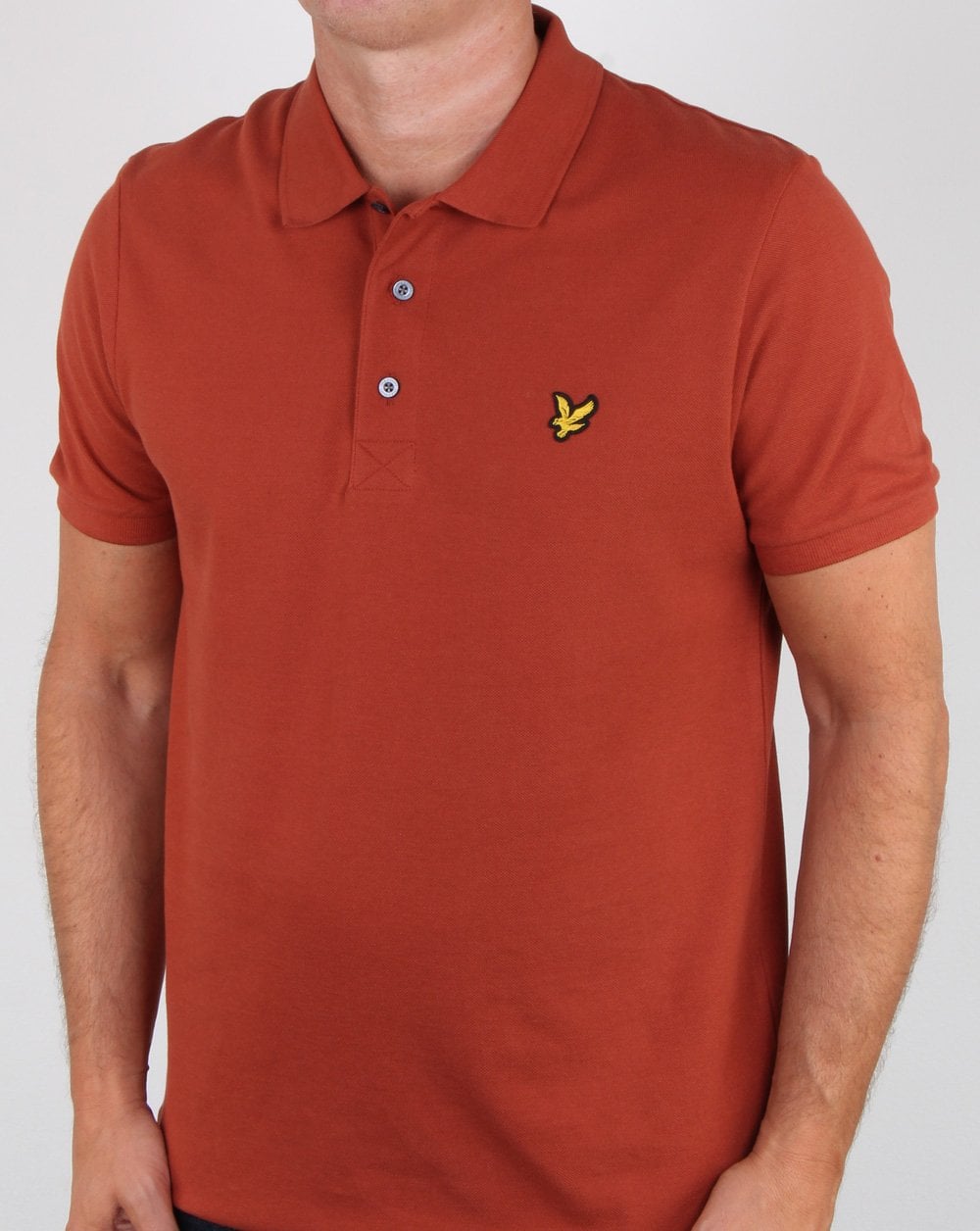 Lyle And Scott Polo Shirt Brown Spice