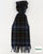 Barbour Tartan Lambswool Scarf Navy/Red