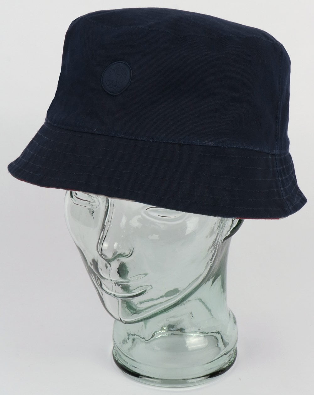 Pretty Green Union Jack Bucket Hat Navy