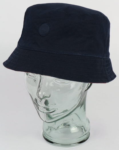 Pretty Green Union Jack Bucket Hat Navy