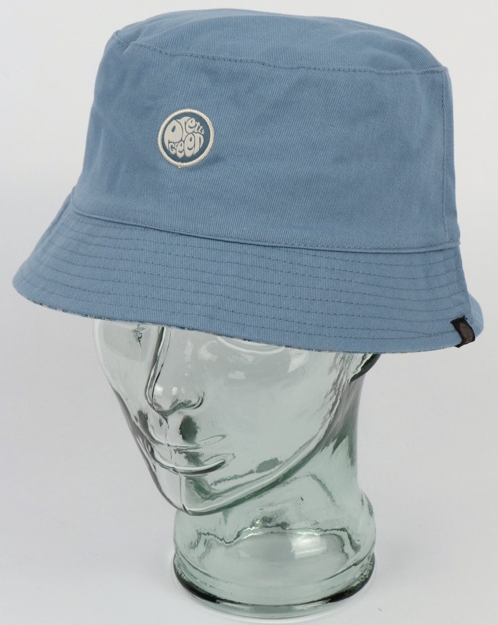 Pretty Green Reversible Paisley Print Bucket Hat Blue