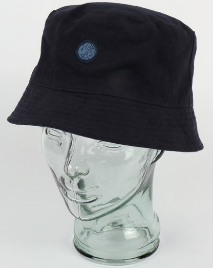Pretty Green Reversible Tonal Paisley Bucket Hat Navy