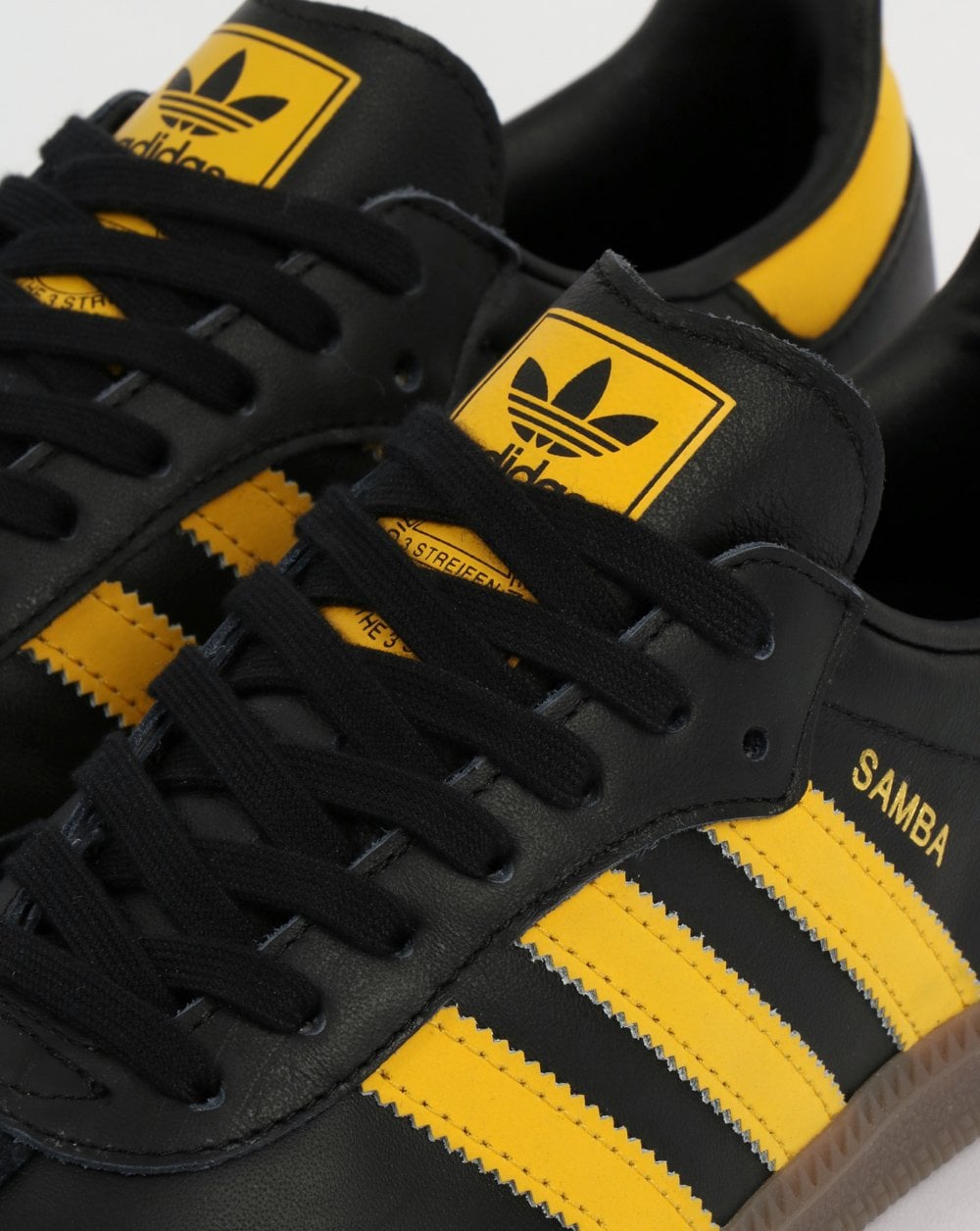 Adidas Samba OG Trainers Black/Bold Gold