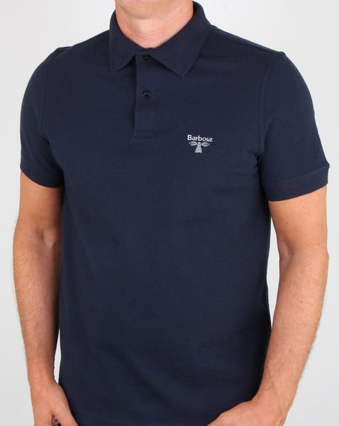 Barbour Beacon Polo Shirt New Navy