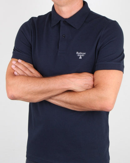Barbour Beacon Polo Shirt New Navy