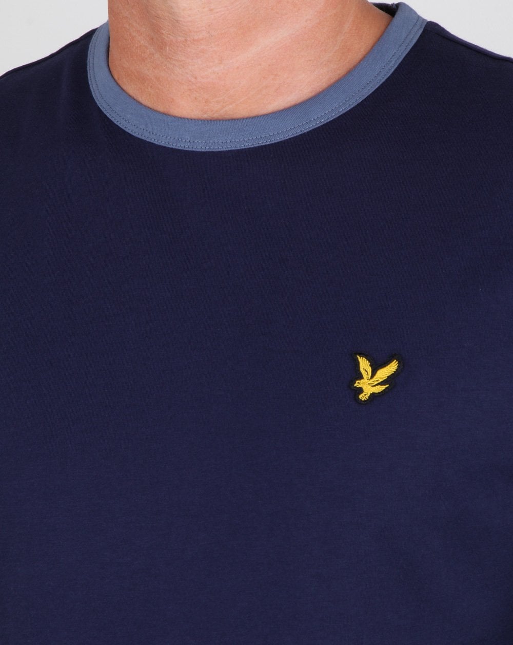 Lyle And Scott Long Sleeve Ringer T-shirt Navy