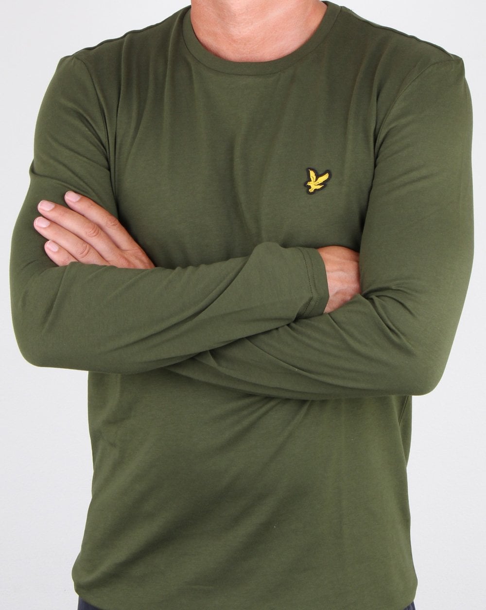 Lyle And Scott Long Sleeve T-shirt Woodland Green