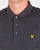 Lyle And Scott Polo Shirt Charcoal Marl