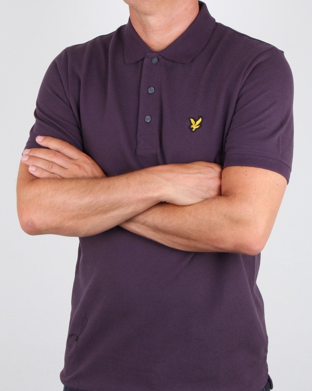 Lyle And Scott Polo Shirt Deep Plum