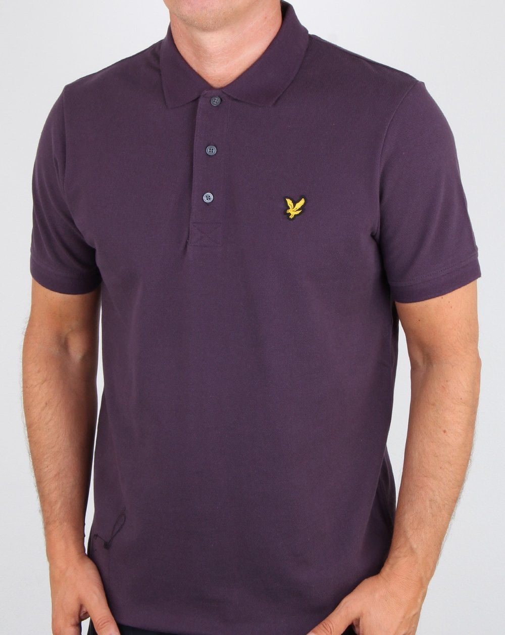 Lyle And Scott Polo Shirt Deep Plum