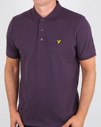 Lyle And Scott Polo Shirt Deep Plum