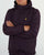 Lyle And Scott Zip Through Hooded Jacket Deep Plum