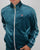 Fila Vintage Finest Velour Track Top Atlantic Blue