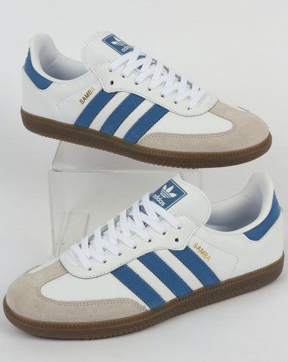 Adidas Samba OG Trainers White/Royal