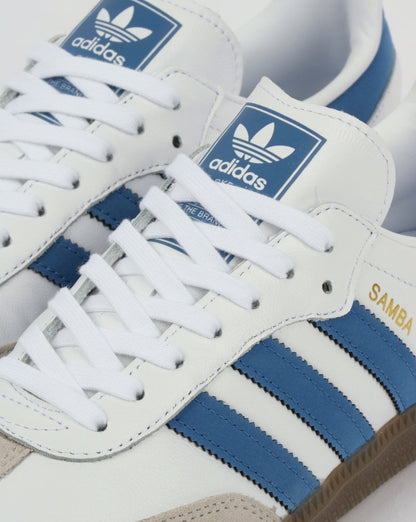 Adidas Samba OG Trainers White/Royal
