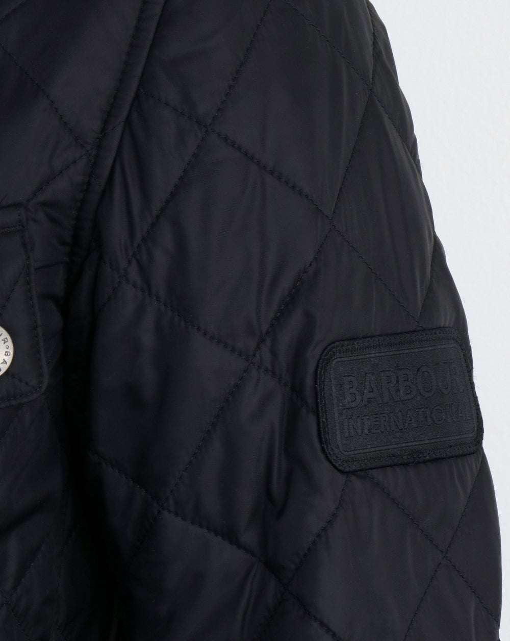 Barbour International Ariel Quilted Jacket Black
